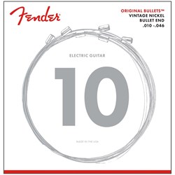 Fender 3150R Original Bullets Pure Nickel Bullet End Electric Strings (10-46)