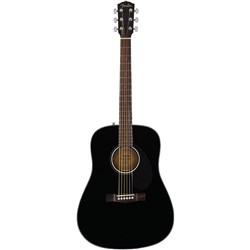 Fender CD-60S Dreadnought Acoustic Guitar Walnut Fingerboard (Black)