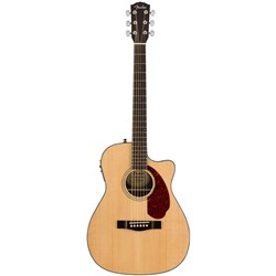 Fender CC-140SCE Concert Acoustic Guitar w/ Cutaway & Pickup (Natural) inc Hard Case