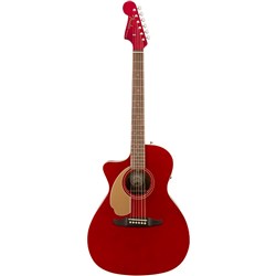 Fender Newporter Player Left-Hand w/ Cutaway & Pickup (Candy Apple Red)