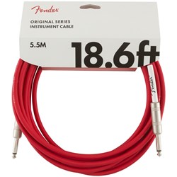 Fender Original Series Instrument Cable 18.6' (Fiesta Red)