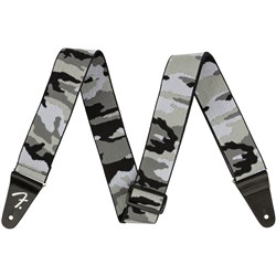 Fender WeighLess 2" Gray Camo Strap