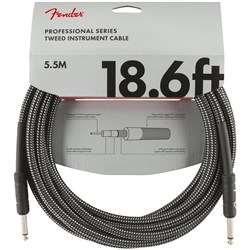Fender Professional Series Instrument Cable - 18.6' (Gray Tweed)