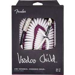 Fender Jimi Hendrix Voodoo Child Coiled Cable (White)