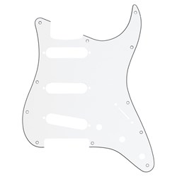 Fender 11-Hole Modern-Style Stratocaster S/S/S Pickguard 3-Ply (White/Black/White)