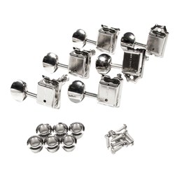 Fender American Vintage Stratocaster-Telecaster Tuning Machines - Set of 6 (Nickel)