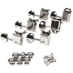 Fender Pure Vintage Guitar Tuning Machines - Set of 6 (Nickel/Chrome)