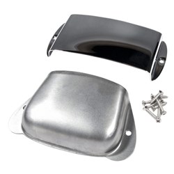 Fender Pure Vintage Precision Bass Ashtray Cover Set (Steel/Chrome)