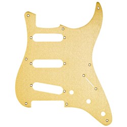 Fender Pickguard Strat SSS 8-Hole Mount (Gold Anodized)