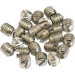 Fender Knob Set Screws 24-Pack - 8-32x3/16" (Nickel)