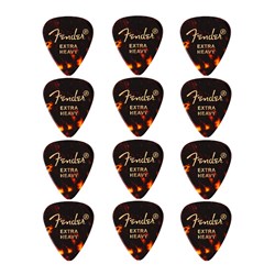 Fender 351 Shape 12-Pack - Extra Heavy (Tortoise Shell)