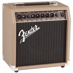Fender Acoustasonic 15 Acoustic Guitar Amplifier w/ Guitar & Mic Inputs (15 Watts)