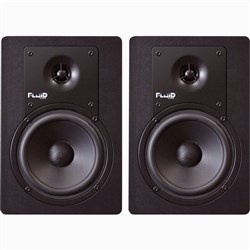 Fluid Audio All-Black C5 5" Studio Monitors (Pair)