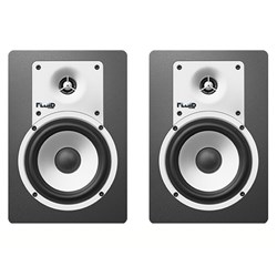 OPEN BOX Fluid Audio C5 5" Studio Monitors - White (Pair)