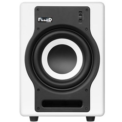 OPEN BOX Fluid Audio White F8S Studio Active 8" Subwoofer