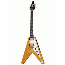 Gibson 1958 Korina Flying V Reissue White Pickguard inc Hard Case