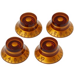 Gibson Top Hat Knobs - 4-Pack (Vintage Amber)