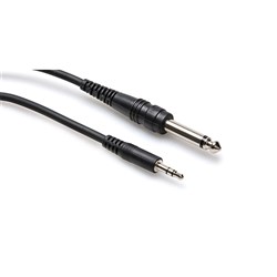 Hosa CMP-105 1/4" TS to 3.5mm TRS Mono Interconnect Cable (5ft)
