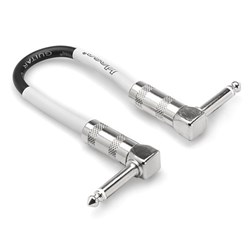 Hosa CPE-606 Right-angle to Same, Guitar Patch Cable, 6" (6-Pack)