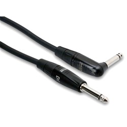Hosa HGTR-020R REAN Straight to Right-Angle Pro Guitar Cable (20ft)