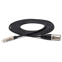 Hosa HRX-010 RCA to XLR(M) Unbalanced Interconnect Cable (10ft)