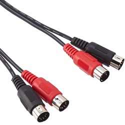 Hosa MID-204 Dual 5-Pin DIN to Same MIDI Cable (4m)
