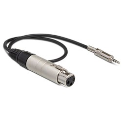 Hosa MIT156 Impedance Transformer XLR3F to 3.5mm TRS