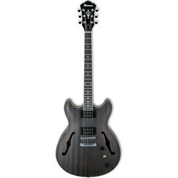 Ibanez AS53 Artcore Hollowbody Electric Guitar (Transparent Black Flat)