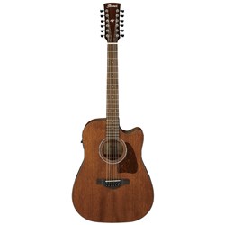 Ibanez AW5412CE OPN 12-String Acoustic Electric Guitar (Open Pore Natural)