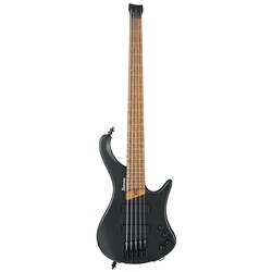Ibanez EHB1005 Headless 5-String Electric Bass Guitar (Black Flat) w/ Gig Bag