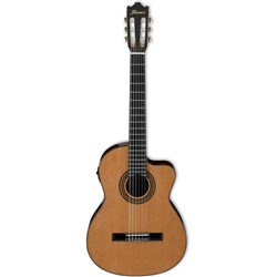 Ibanez GA6CE Classical Guitar w/ Cutaway & Pickup (Amber High Gloss)