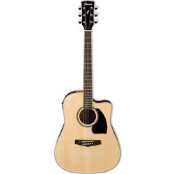 Ibanez PF15ECE Performance Acoustic Guitar w/ Cutaway & Pickup (Natural High Gloss)