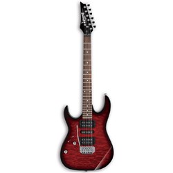 Ibanez RX70QAL TRB Left-Hand Electric Guitar (Transparent Red Burst)
