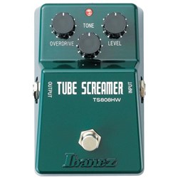 Ibanez TS808HWB Hand-Wired True Bypass Tube Screamer Overdrive Pedal w/ Metal Box