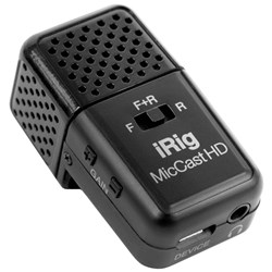 IK Multimedia iRig Mic Cast HD Dual-Sided Digital Voice Mic for Android & iOS