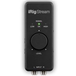 IK Multimedia iRig Stream Streaming Audio Interface for iOS, Android & Mac/PC