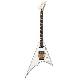 Jackson Concept Series Rhoads RR24 HS Ebony Fingerboard (White w/ Black Pinstripes)