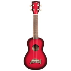 Kala Makala MK-SD/RDBRST Red Burst Soprano Dolphin Ukulele