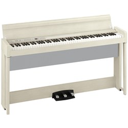 Korg C1 Air Digital Piano w/ RH3 Real Weighted Hammer Action Keyboard (White Ash)