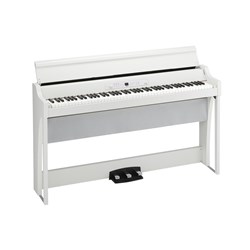 Korg G1 Air Digital Piano w/ RH3 Real Weighted Hammer Action Keyboard (White)
