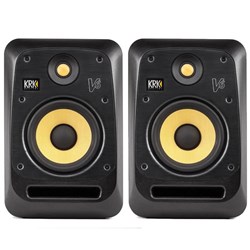 KRK V6 S4 Powered 6" Studio Monitors (Pair) (Black)