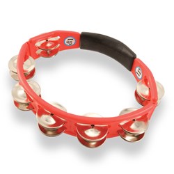 LP Cyclops Handheld Tambourine w/ Steel Jingles (Red)