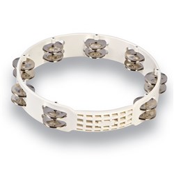 LP Aspire Plastic 10" Tambourine (White)