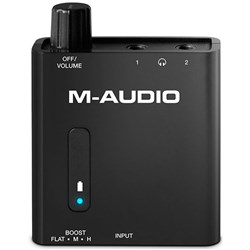 M-Audio Bass Traveller Portable Headphone Amplifier w/ Dual Outputs & Bass Boost