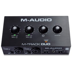 M-Audio M-Track Duo 2-Channel Audio Interface w/ 2 XLR and 1/4-inch Combo Inputs