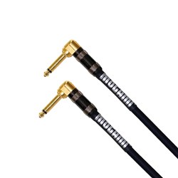 Mogami Platinum Right-Angle to Right-Angle Guitar Cable (1.5ft)