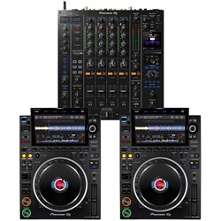 Pioneer Pro DJ Package w/ CDJ3000 Media Players & DJMA9 Mixer