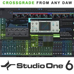 PreSonus Studio One 6 Pro Crossgrade from any DAW (eLicence Only)