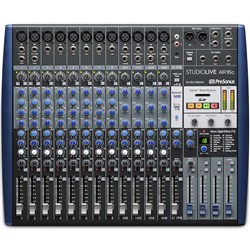 Presonus StudioLive AR16c 16-Ch Mixer w/ Bluetooth & USB Multitrack Recording