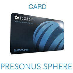 PreSonus Sphere 1-Year Digital Access (Physical Card)